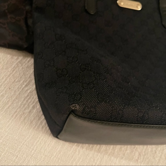 Gucci Black Canvas Tote - Picture 5 of 16